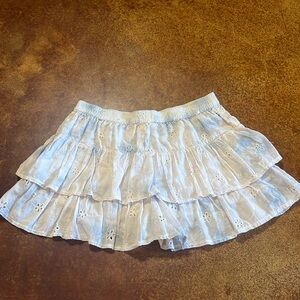 Blue and white skort